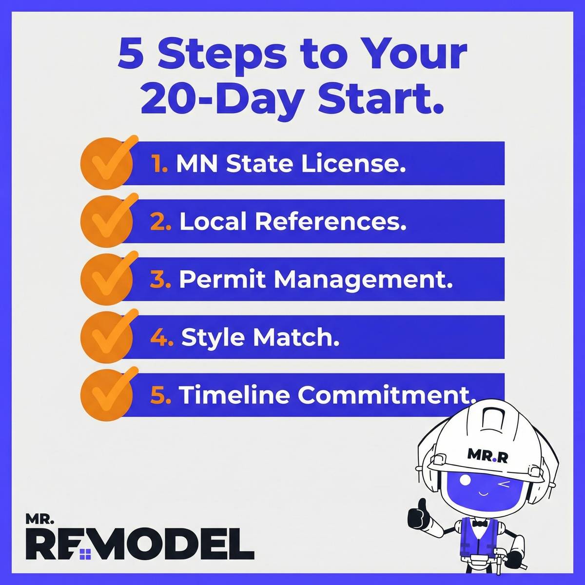 Minneapolis 5 Steps to Start