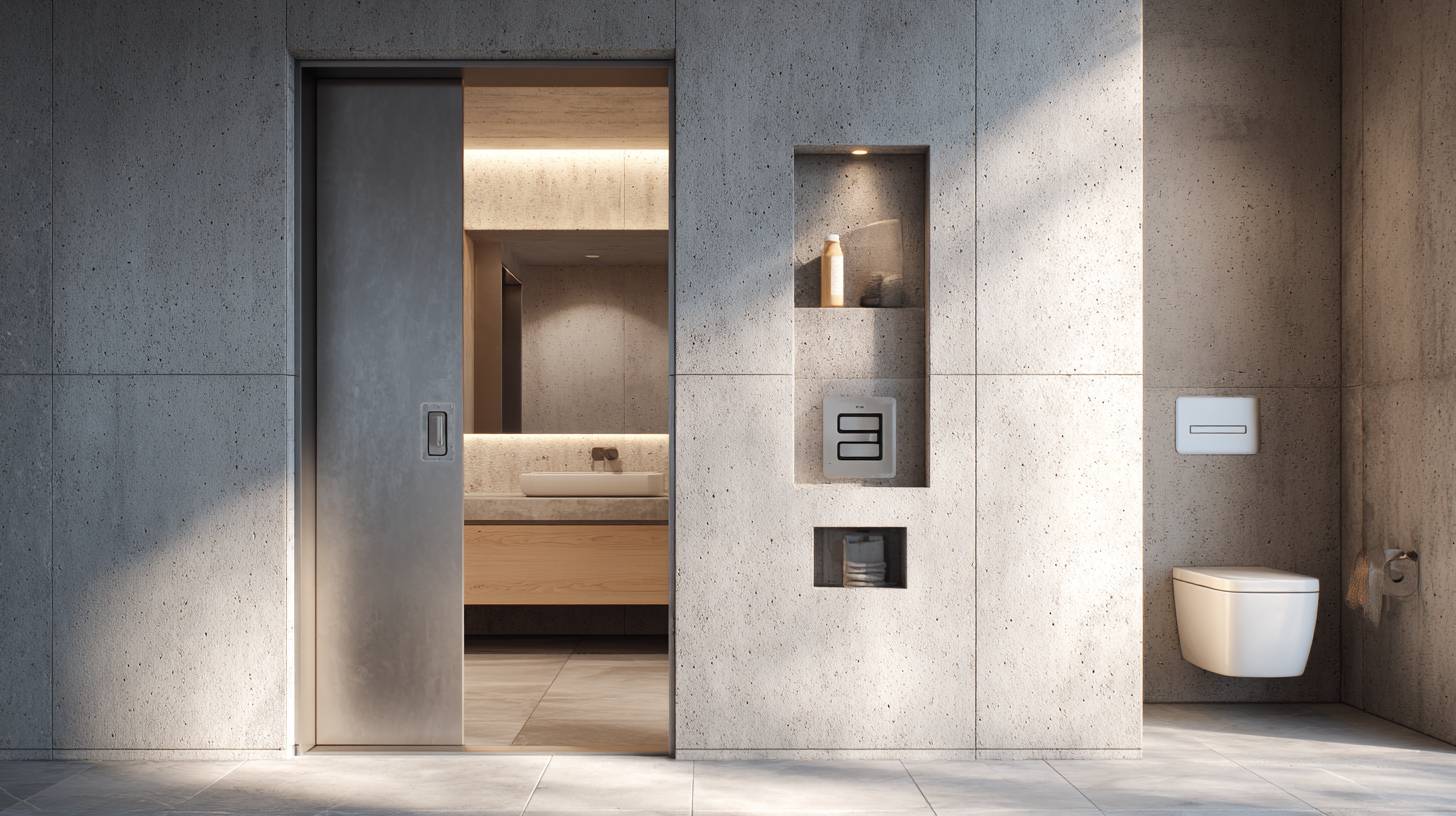 Bathroom Pocket Door Modern