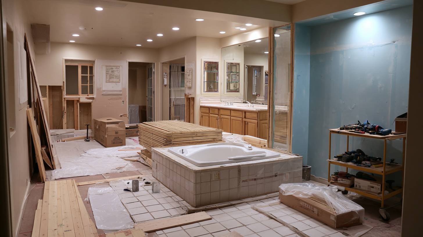 Bathroom Unfinished Remodel