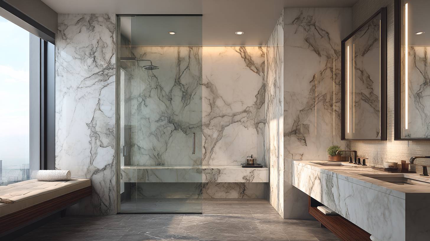 Bathroom Shower Marble
