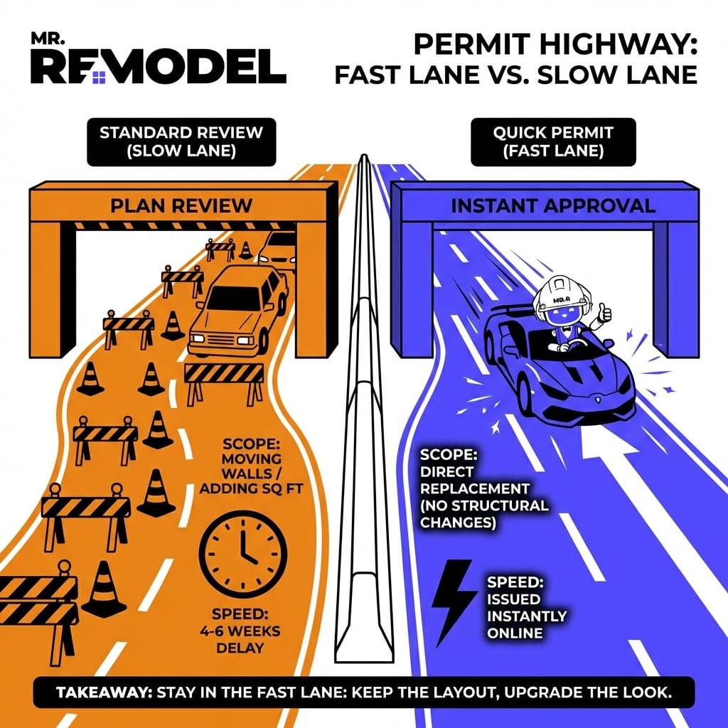 Permit process in Denver for bathroom remodeling projects