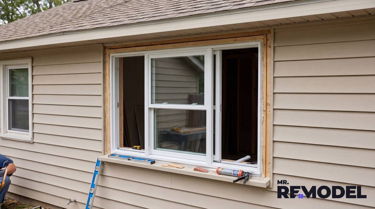 Small Installable Window MrRemodel | Pocket Window Installation Services: Cost vs. Full-Frame