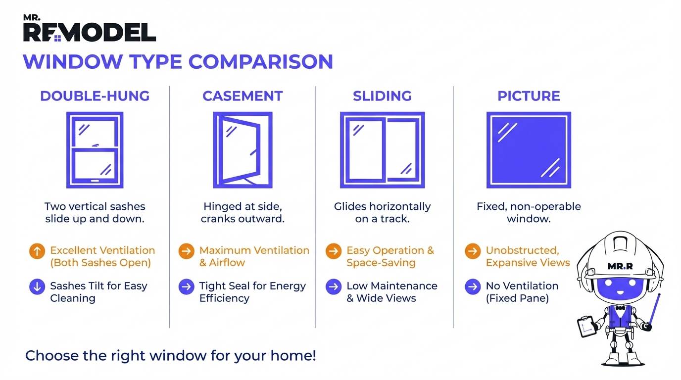 San Diego window type comparison