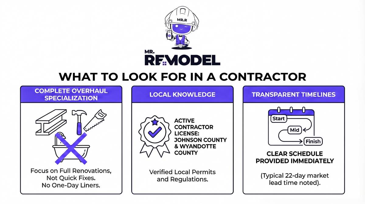 What to look for in a contractor
